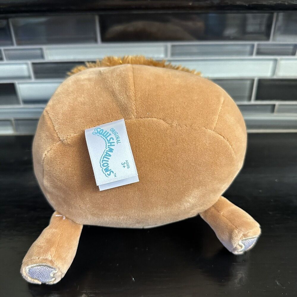 Kelly Toy Squishmallow Benny Bigfoot 7.5” Exclusive Gold Sparkle Hair BNWT New - Picture 6 of 6
